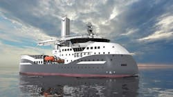 Kongsberg technology is designed to help vessels deliver energy savings over existing vessels. Kongsberg technology is designed to help vessels deliver energy savings over existing vessels.