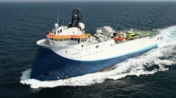 The three-month multi-vessel project will utilize more than 7,000 nodes. The Vespucci vessel is pictured.