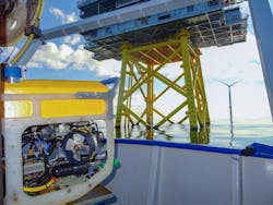 Deutsche Windtechnik will generate more than 300 inspection reports in the next two years with the help of an ROV. Deutsche Windtechnik will generate more than 300 inspection reports in the next two years with the help of an ROV.