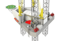 Project Haldane is an industrial scale offshore green hydrogen production concept, which deploys an electrolyzer system on a converted jackup rig. Project Haldane is an industrial scale offshore green hydrogen production concept, which deploys an electrolyzer system on a converted jackup rig.