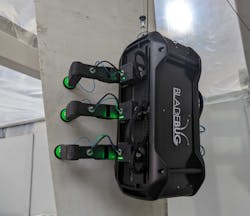 Until now, the BladeBUG appeared to be exposed to the harsh elements without an outer casing to protect in offshore environments. Until now, the BladeBUG appeared to be exposed to the harsh elements without an outer casing to protect in offshore environments.