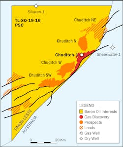 Timor Leste Licence Map Timor Leste Licence Map