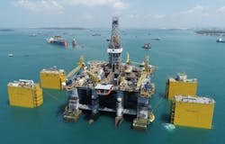 The CAN DO Barge II has expanded Keppel's capability to service deepwater vessels. The CAN DO Barge II has expanded Keppel's capability to service deepwater vessels.