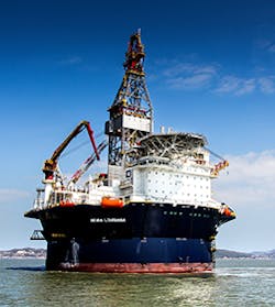 The Sevan Louisiana semisubmersible was built in 2013 at the COSCO Nantong Shipyard. The Sevan Louisiana semisubmersible was built in 2013 at the COSCO Nantong Shipyard.