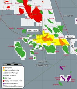 Parkmead was awarded two significant new licenses in the Central North Sea as part of the UK 30th licensing round. Parkmead was awarded two significant new licenses in the Central North Sea as part of the UK 30th licensing round.