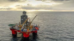 Deepsea Yantai is a GM4D harsh environment design and is Odfjell Drilling’s first rig of this design. The unit is designed for operations in harsh environments and at water depths of up to 1,200 m. Deepsea Yantai is a GM4D harsh environment design and is Odfjell Drilling’s first rig of this design. The unit is designed for operations in harsh environments and at water depths of up to 1,200 m.