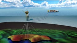 The Dorado phase 1 development plan includes multiple production and injection wells, and a wellhead platform supplying an FPSO. The Dorado phase 1 development plan includes multiple production and injection wells, and a wellhead platform supplying an FPSO.