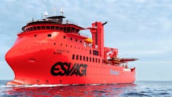 Esvagt’s newbuild green-fueled SOV will have five Vestdavit davit systems installed onboard. Esvagt’s newbuild green-fueled SOV will have five Vestdavit davit systems installed onboard.