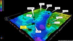 The Isolde prospect is surrounded by large oil and gas fields in the target Chalk Group and Palaeocene sandstone reservoirs. The Isolde prospect is surrounded by large oil and gas fields in the target Chalk Group and Palaeocene sandstone reservoirs.