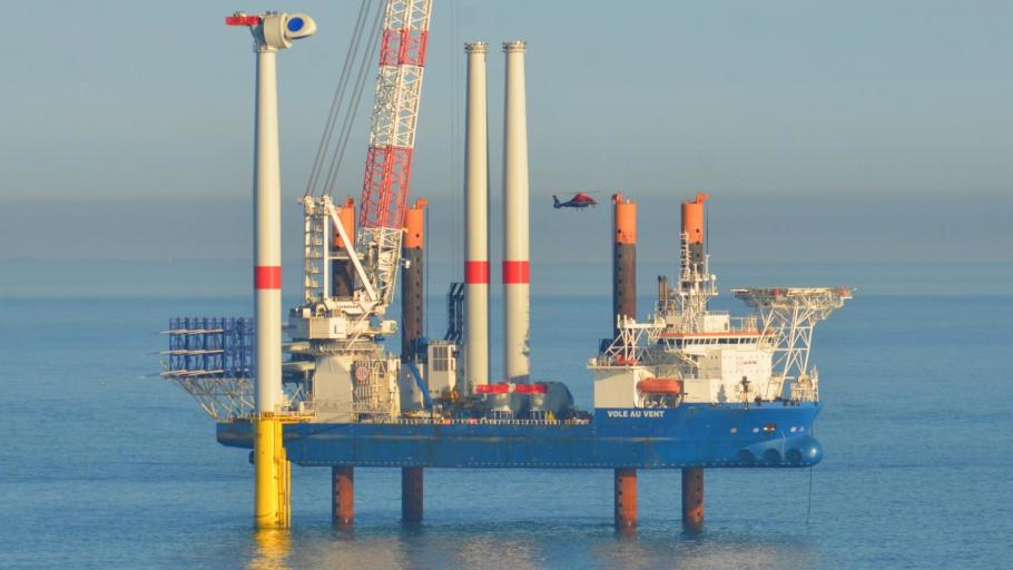 Jan De Nul&rsquo;s jackup installation vessel Vole au vent.