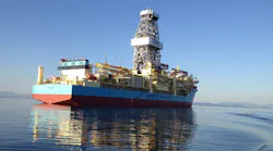 Maersk Voyager is a high-spec ultradeepwater drillship, which is mobilizing for a drilling campaign offshore Suriname with Shell.