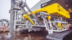 The Swordfish subsea trencher was developed by Osbit for Jan De Nul Group. The Swordfish subsea trencher was developed by Osbit for Jan De Nul Group.