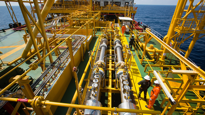 The Hess-operated North Malay Basin is a development of 10 discovered gas fields in the Malay Basin.