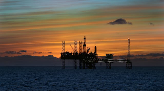 Oil Platform North Sea