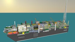 3D design of P-83 FPSO 3D design of P-83 FPSO