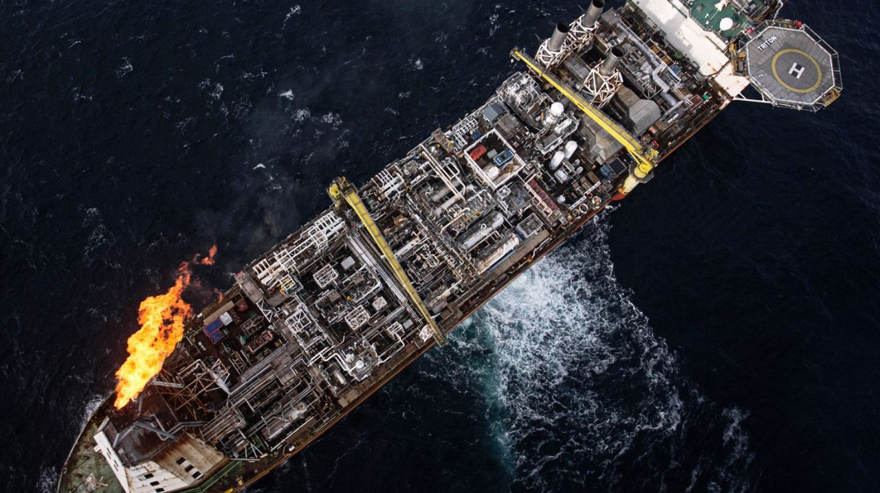 The Evelyn field was tied back to the Triton FPSO.