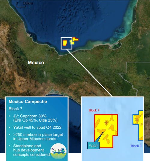 Exploration drilling activity offshore Mexico