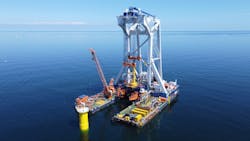 Van Oord says it will deploy its heavy lift installation vessel Svanen for work on the Baltic Power offshore wind farm. Van Oord says it will deploy its heavy lift installation vessel Svanen for work on the Baltic Power offshore wind farm.