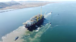 The Anita Garibaldi FPSO will be installed in the Marlim and Voador fields in the Campos Basin, with production expected to begin in third-quarter 2023. The Anita Garibaldi FPSO will be installed in the Marlim and Voador fields in the Campos Basin, with production expected to begin in third-quarter 2023.