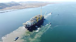 The Anita Garibaldi FPSO will be installed in the Marlim and Voador fields in the Campos Basin, with production expected to begin in third-quarter 2023. The Anita Garibaldi FPSO will be installed in the Marlim and Voador fields in the Campos Basin, with production expected to begin in third-quarter 2023.