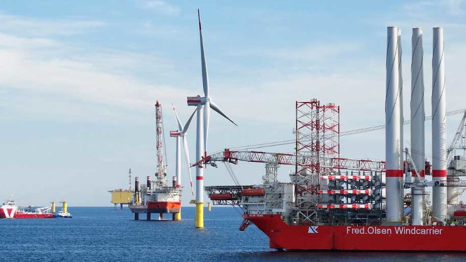 Installation of bottom-fixed offshore wind turbines require specialized wind turbine installation vessels (WTIVs).
