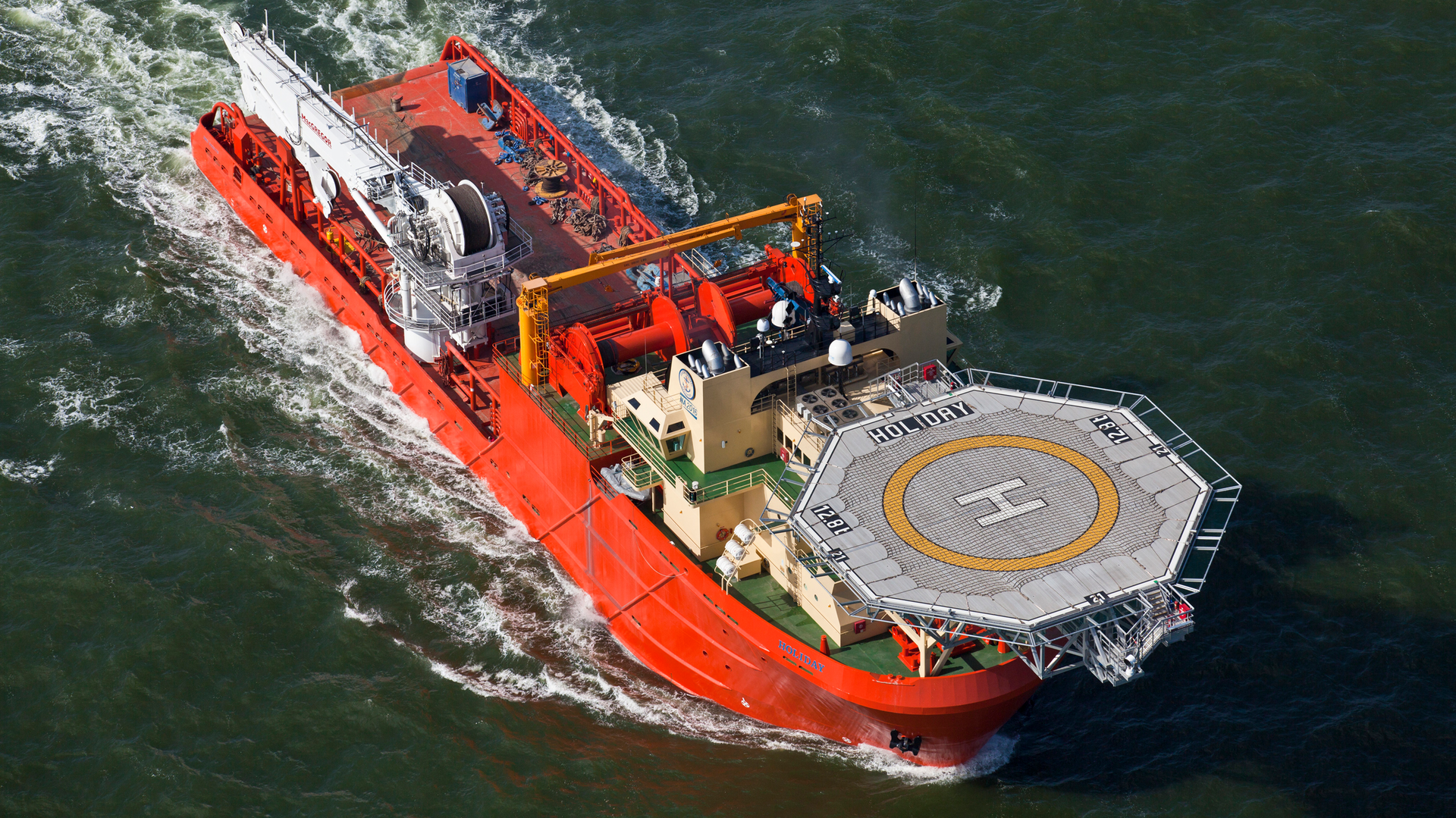 The Holiday vessel will undertake inspection, repair and maintenance duties.