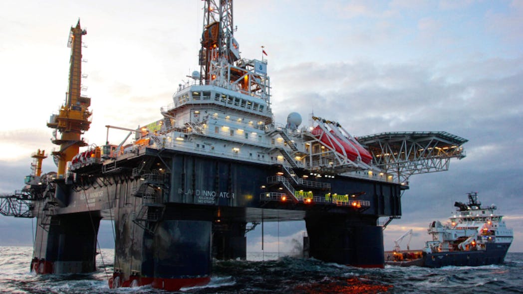 Island Drilling semisub to drill North Sea wells for Dana Petroleum