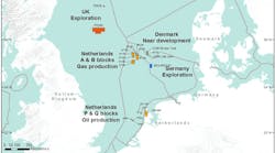 Petrogas assets in the North Sea as of May 2020