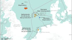 Petrogas assets in the North Sea as of May 2020 Petrogas assets in the North Sea as of May 2020