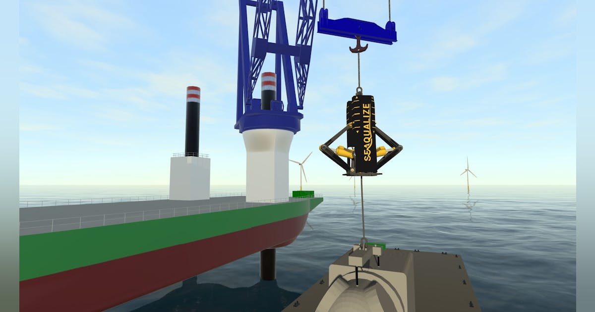 Heave compensator to lift turbine components for Vineyard Wind 1 ...