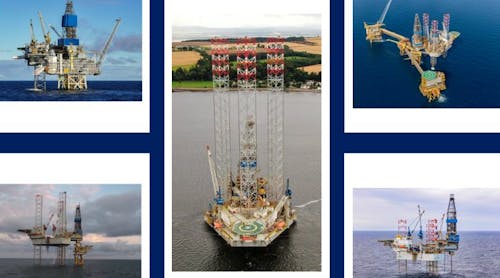 Shelf Drilling has expanded its footprint into North Sea and Qatar by completing the acquisition of five premium jackup rigs, now owning a fleet of 36 jackup rigs.