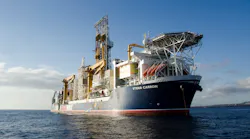 The Sailfin-1 well and the Yarrow-1 well were drilled by the Stena Carron drillship.