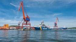 The Swedish coast guard vessel Amfritrite has been dispatched to monitor nearby sea traffic at the site of the Nord Stream 2 gas leak. The Swedish coast guard vessel Amfritrite has been dispatched to monitor nearby sea traffic at the site of the Nord Stream 2 gas leak.