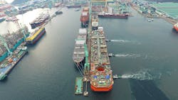 Coral Sul FLNG vessel Coral Sul FLNG vessel