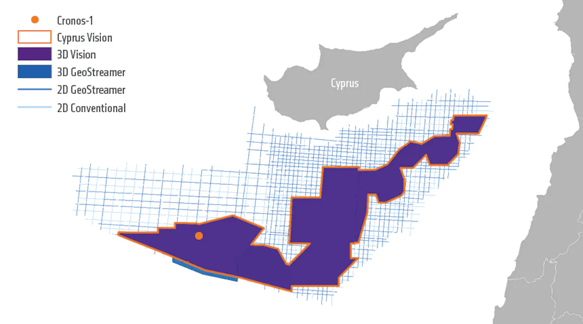 Cyprus Heatmap Development Cronos gas well offshore Cyprus indicates high production capacity ...