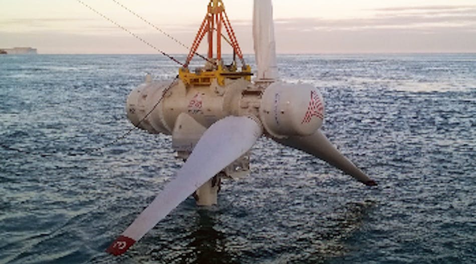 Tidal Turbine From Simec Atlantis Energy