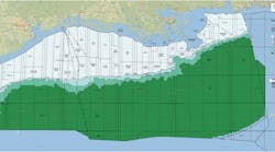 Map of proposed Gulf of Mexico lease sale 259.