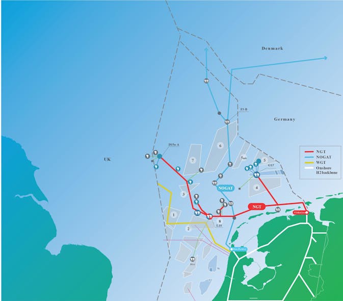 Hydrogen Infrastructure North Sea