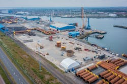 Port of Blyth&rsquo;s Battleship Wharf terminal will receive structures from three Spirit Energy gas platforms.