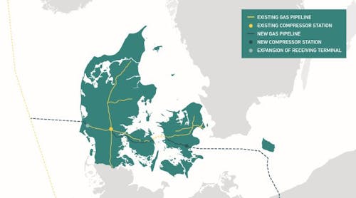 Baltic Pipe is a gas pipeline that will provide Denmark and Poland with a direct access to Norway&rsquo;s gas fields.