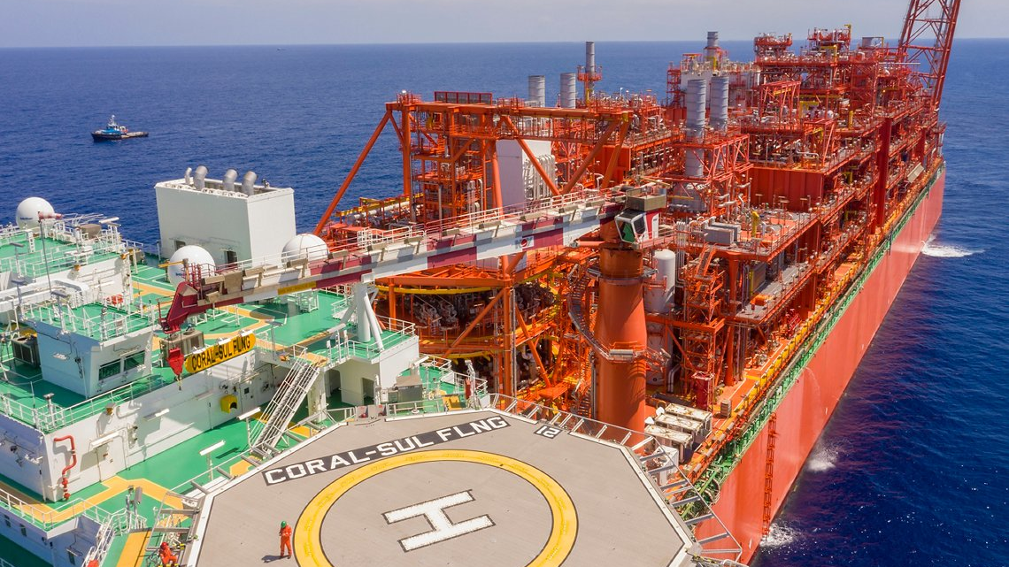 The Coral Sul FLNG vessel has delivered the first consignment of LNG from the Coral South development offshore Mozambique.