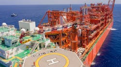 The Coral Sul FLNG vessel has delivered the first consignment of LNG from the Coral South development offshore Mozambique.