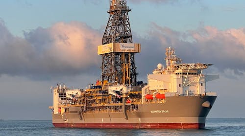 The Deepwater Atlas performed sea trials earlier this year.