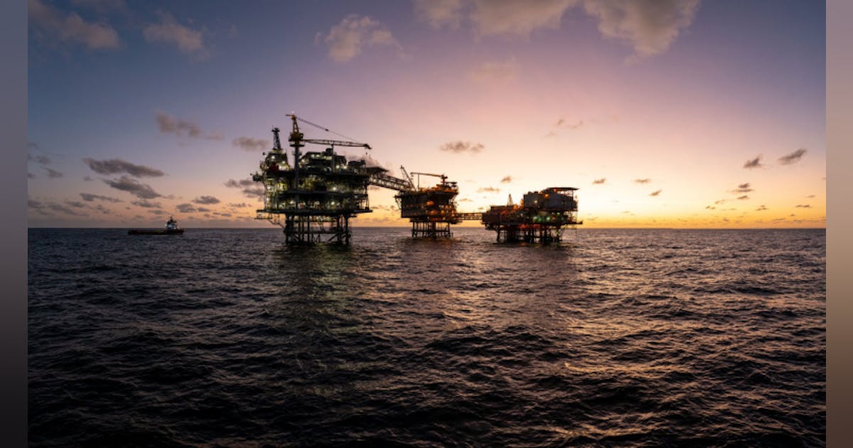 First bpTT compression platform operating offshore Trinidad | Offshore ...