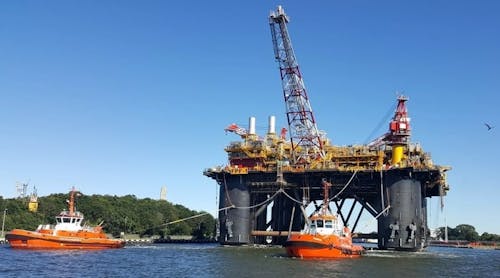 Ithaca Energy produced first oil last month from the Abigail subsea tieback to the FPF-1 floating production unit (pictured) in the Greater Stella area.