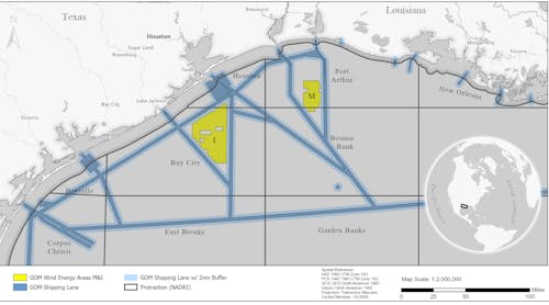 Gulf of Mexico final wind energy areas