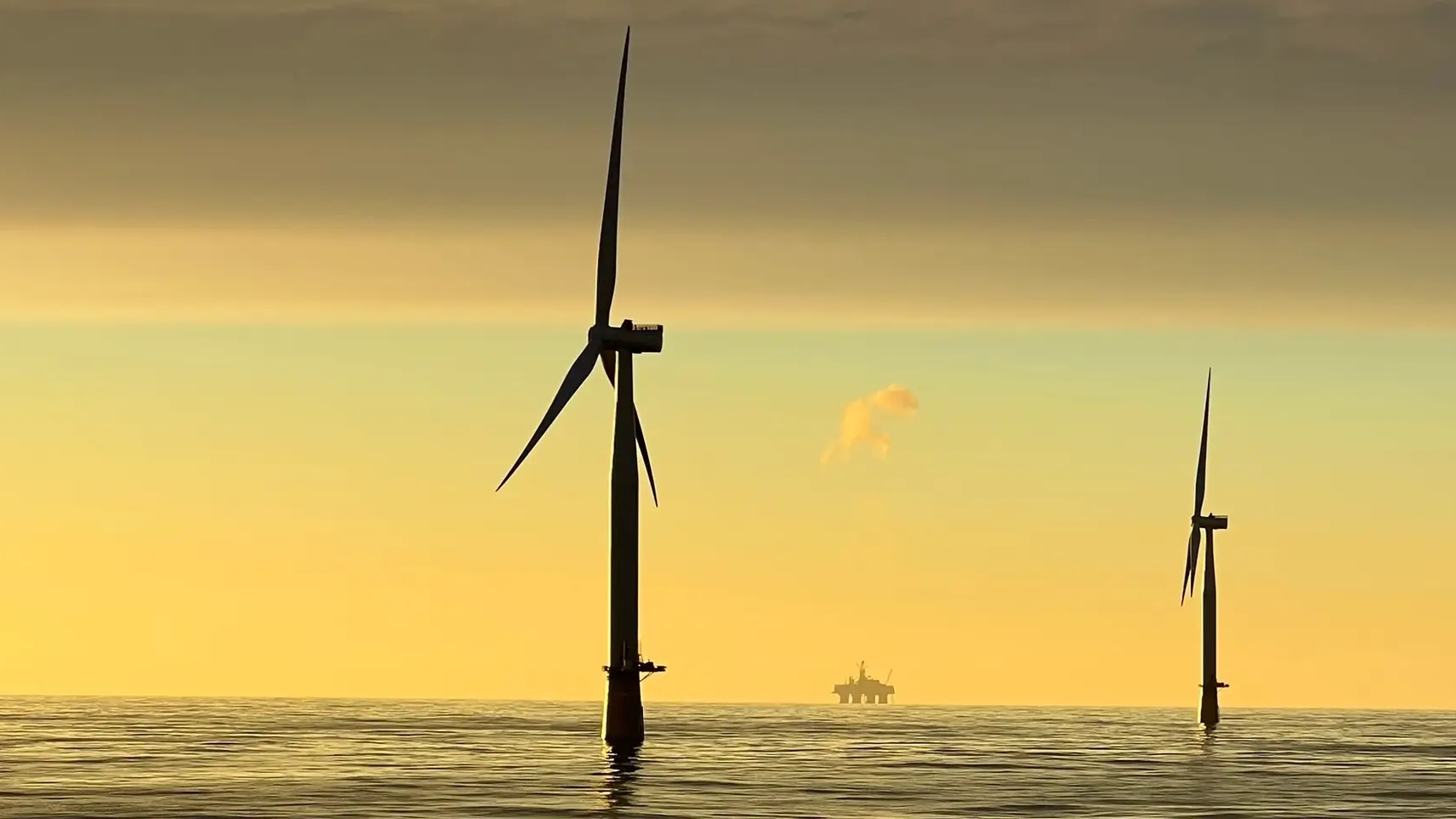 The Hywind Tampen floating wind farm is located in the North Sea.