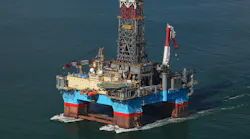 The Noble Developer semisub operates under the Denmark flag.