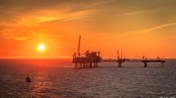 North Sea Oil And Gas Platform 637e5bcce5a93