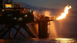 Unrelated offshore flaring photo Unrelated offshore flaring photo